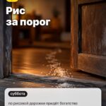 Дело 4: Рис за порог, по рисовой дорожке придёт богатство