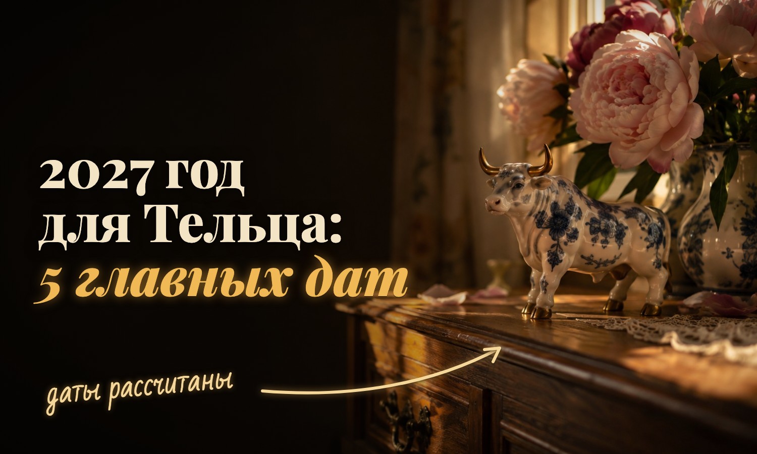 Телец (20 апреля - 20 мая): главные события 2027 года по расчёту положения планет