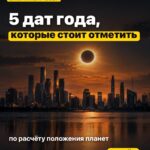 5 дат года, которые стоит отметить по расчёту положения планет